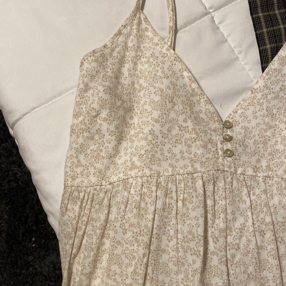 Two-Tone Floral Summer Dress - Picture 4 of 4